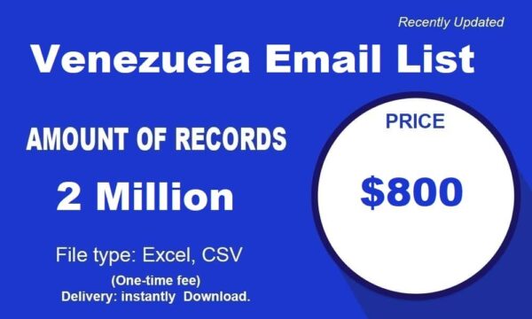 Venezuela Email Marketing Datas