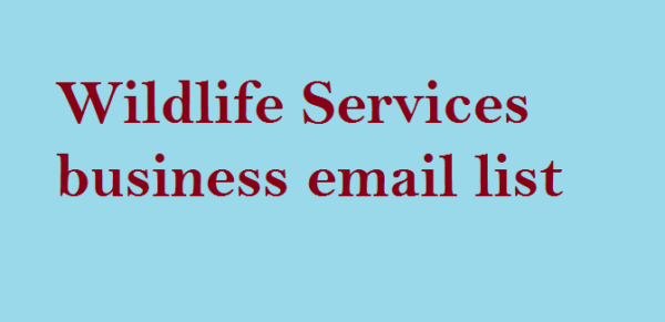 Wildlife Services Email Marketing Data