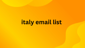 italy email list