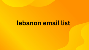 lebanon email list