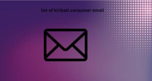 list of kiribati consumer email