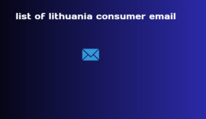 list of lithuania consumer email