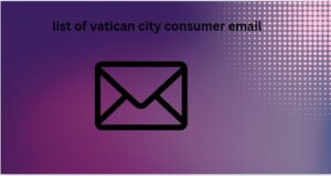 list of vatican city consumer email